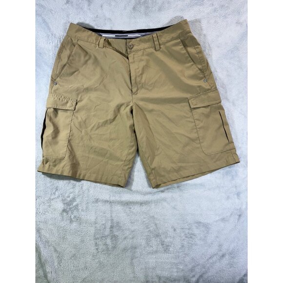 Under Armour Men's 34 brown Cargo Shorts with pockets - Picture 1 of 12